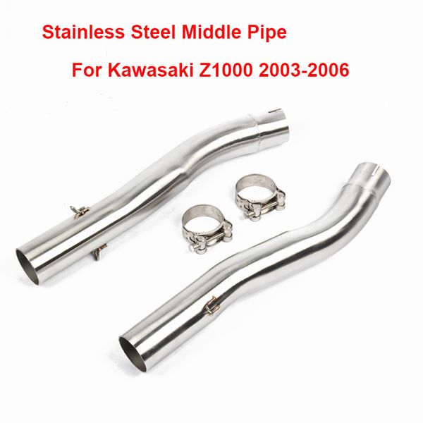 for z1000 2003 2004 2005 2006 motorcycle exhaust system left right side middle connect link pipe 51mm stainless steel
for z1000 2003 2004 2005 2006 motorcycle exhaust system left right side middle connect link pipe 51mm stainless steel