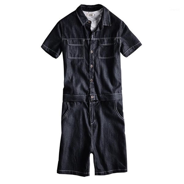 sokotoo men's short sleeve detachable deim jumpsuits casual pockets cargo jeans blue black overalls summer shorts1
sokotoo men's short sleeve detachable deim jumpsuits casual pockets cargo jeans blue black overalls summer shorts1