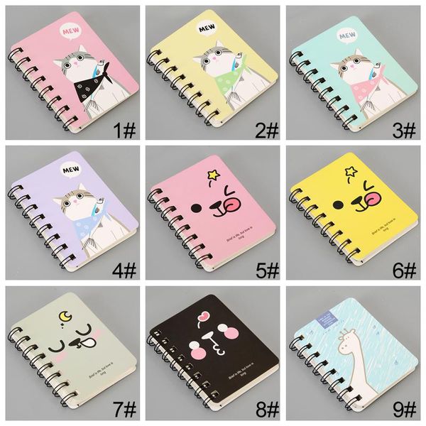 cartoon animals spiral mini notebook printed cute cat face students notebook coil notepad journey diary office notebooks vf1511 t03, Purple;pink
cartoon animals spiral mini notebook printed cute cat face students notebook coil notepad journey diary office notebooks vf1511 t03, Purple;pink