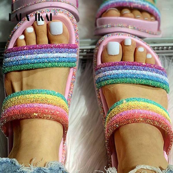 lala ikai women summer 2020 rainbow slippers sequins non-slip outdoor flip flops casual female beach slippers plus size xwa101501, Black
lala ikai women summer 2020 rainbow slippers sequins non-slip outdoor flip flops casual female beach slippers plus size xwa101501, Black