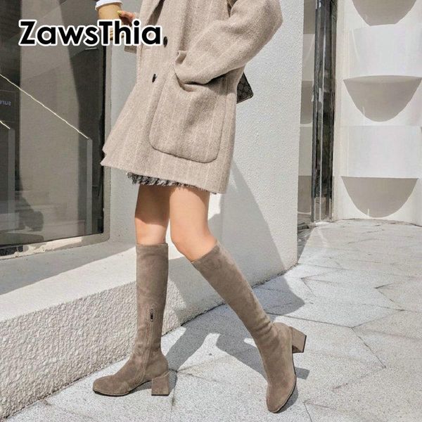 zawsthia 2020 winter warm fleece woman shoes block chunky high heels women knee high slim stretch elastic boots socks booties, Black
zawsthia 2020 winter warm fleece woman shoes block chunky high heels women knee high slim stretch elastic boots socks booties, Black