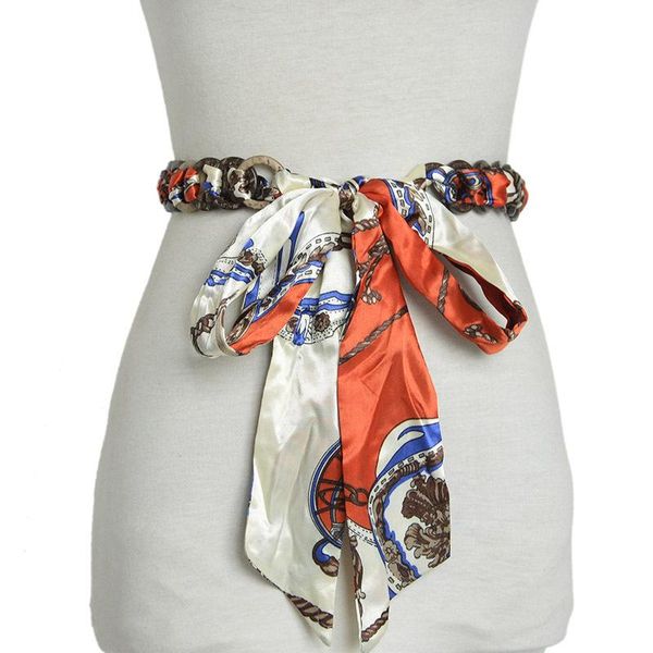 woman's summer vintage retro wave point printed ribbon wooden chain weaving belt for dress shirt, Black;brown
woman's summer vintage retro wave point printed ribbon wooden chain weaving belt for dress shirt, Black;brown