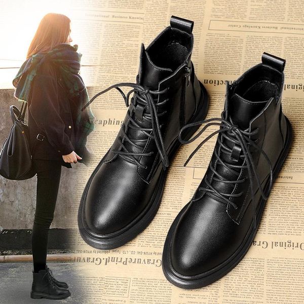 boots british style women casual cow leather shoes black platform ankle boot autumn winter botas de mujer femmes bottes zapatos
boots british style women casual cow leather shoes black platform ankle boot autumn winter botas de mujer femmes bottes zapatos