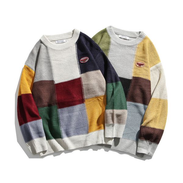 2021 new female retro fashions colors with men's style women's mesh sweaters autumn 497o, White;black
2021 new female retro fashions colors with men's style women's mesh sweaters autumn 497o, White;black