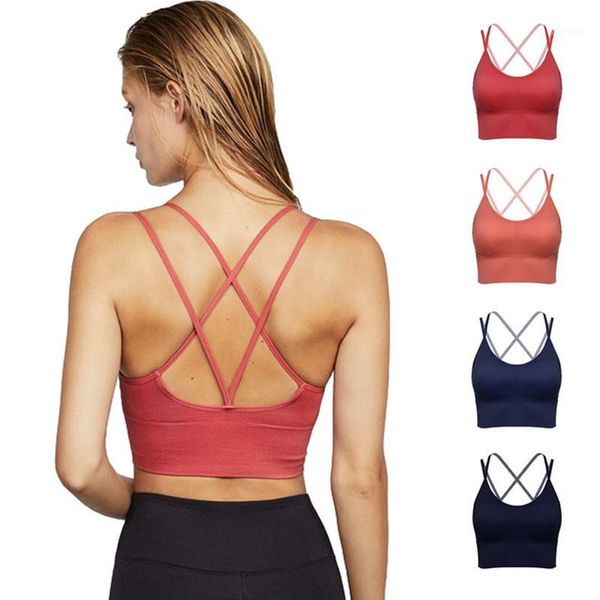 gym clothing cross-back yoga bra sports v collar running vest crop push up brassiere underwear sport bras shirt sportswear1, White;black
gym clothing cross-back yoga bra sports v collar running vest crop push up brassiere underwear sport bras shirt sportswear1, White;black