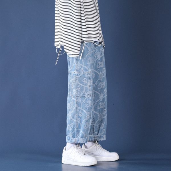 new men's 2021 brem pants fall lean cashew flower straight leg relaxed jeans youth male clothes cbiw, Blue
new men's 2021 brem pants fall lean cashew flower straight leg relaxed jeans youth male clothes cbiw, Blue