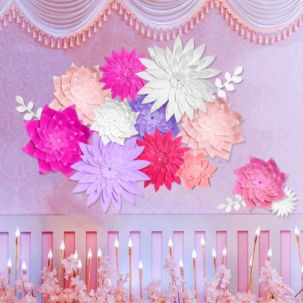 24 inches diy 3d paper artificial flower birthday party supplies decorative wedding wall sticker party background decoration 
24 inches diy 3d paper artificial flower birthday party supplies decorative wedding wall sticker party background decoration