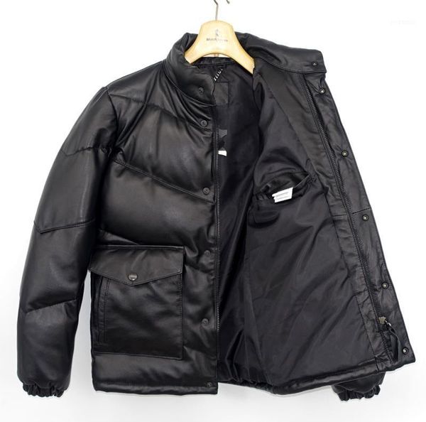 famous sheep skin thickening of full head big bread layer down jacket warm man1, Black
famous sheep skin thickening of full head big bread layer down jacket warm man1, Black