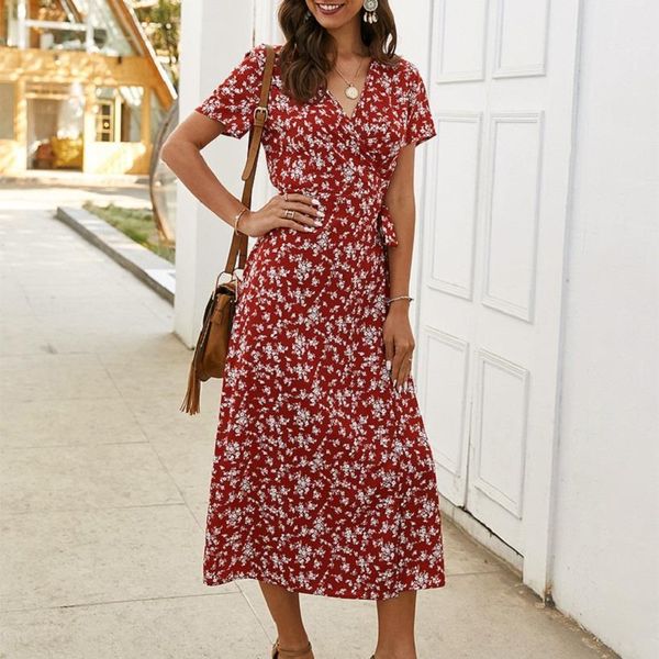 ladies vintage long floral print dress cap sleeve women summer beach dress v neck short sleeve casual slim women sundress female vestidos, Black;gray
ladies vintage long floral print dress cap sleeve women summer beach dress v neck short sleeve casual slim women sundress female vestidos, Black;gray