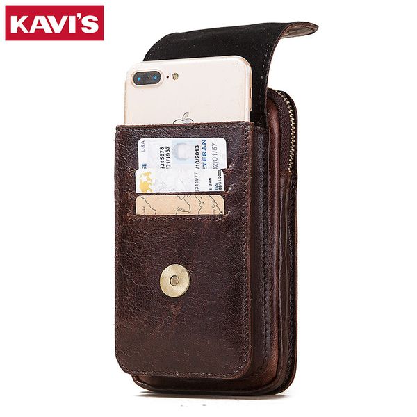 kavis cowhide leather men phone pouch classic coffee men's belt bag hanging waist storage bag belt clip pouch case for phone new
kavis cowhide leather men phone pouch classic coffee men's belt bag hanging waist storage bag belt clip pouch case for phone new