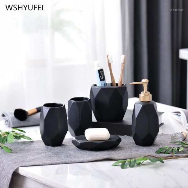 bath accessory set 5pcs direct marketing fashion matte diamond pattern series home bathroom ceramic boutique creative wash storage decoratio
bath accessory set 5pcs direct marketing fashion matte diamond pattern series home bathroom ceramic boutique creative wash storage decoratio