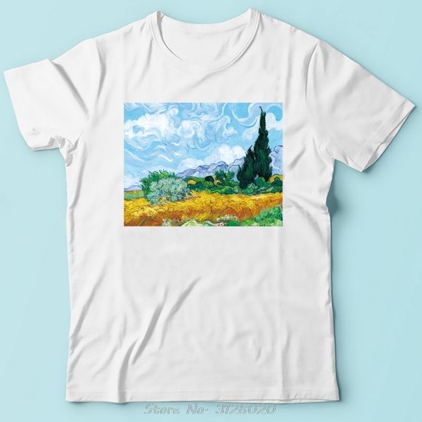 sport vincent van gogh wheat field with cypresses artist t shirt men brand new white short sleeve casual cotton cool tshirt tees
sport vincent van gogh wheat field with cypresses artist t shirt men brand new white short sleeve casual cotton cool tshirt tees