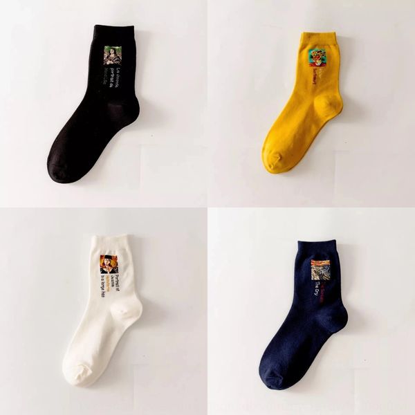 personalized couple's mona lisa oil and socks painting japanese and korean trends ins cotton socksart cartoon socks xqsr7, Black
personalized couple's mona lisa oil and socks painting japanese and korean trends ins cotton socksart cartoon socks xqsr7, Black