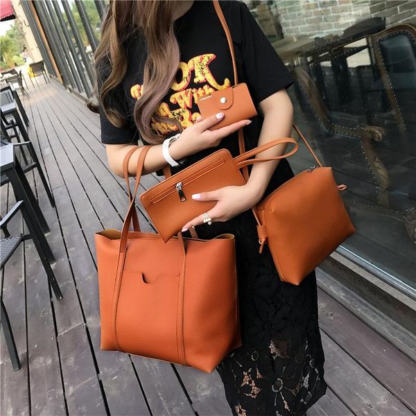four-piece set 2020 new arrival pu women bag bucket shoulder bag purses and handbags women messenger bags
four-piece set 2020 new arrival pu women bag bucket shoulder bag purses and handbags women messenger bags