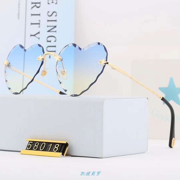 new for fashion, versatile, frameless cut edge metal women's sunglasses, White;black
new for fashion, versatile, frameless cut edge metal women's sunglasses, White;black