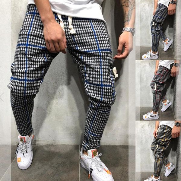 новые мужские брюки мода повседневная длинные брюки plaid hip hop гарем брюки, Black
новые мужские брюки мода повседневная длинные брюки plaid hip hop гарем брюки, Black