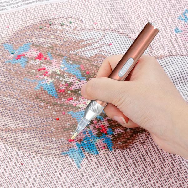 sewing notions & tools handmade point drill pen with 5 heads diy rhinestone picture usb rechargeable diamond painting pencil accessory, Black
sewing notions & tools handmade point drill pen with 5 heads diy rhinestone picture usb rechargeable diamond painting pencil accessory, Black