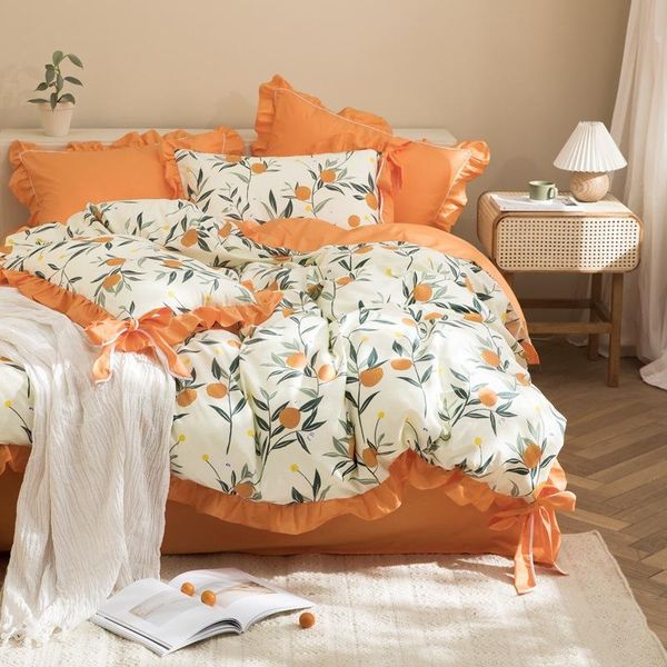 bedding sets 2021 spring home textiles small fresh pure cotton four piece set princess style sheet duvet cover pillowcase
bedding sets 2021 spring home textiles small fresh pure cotton four piece set princess style sheet duvet cover pillowcase