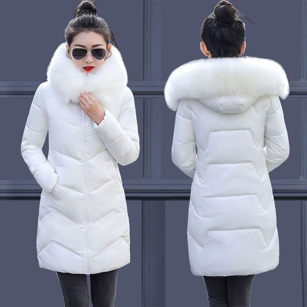 new 2021 women winter jaets coats down cotton hooded parkas feminina warm outwear faux fur collar plus size 7xl long coats, Black
new 2021 women winter jaets coats down cotton hooded parkas feminina warm outwear faux fur collar plus size 7xl long coats, Black