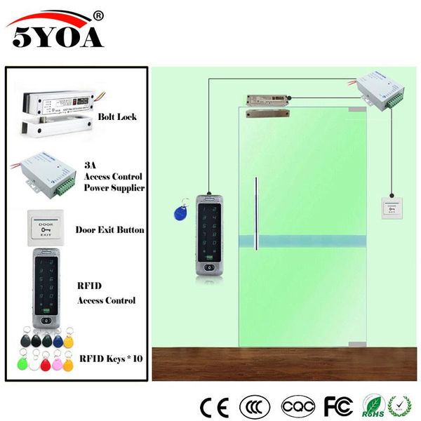 rfid access control system kit wooden glasses door set+eletric bolt lock+id card keytab+power supplier+exit button
rfid access control system kit wooden glasses door set+eletric bolt lock+id card keytab+power supplier+exit button