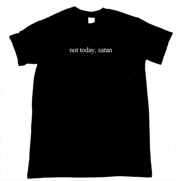 not today satan letters print women tshirt cotton casual funny t shirt lady tee hipster drop ship z 667, White
not today satan letters print women tshirt cotton casual funny t shirt lady tee hipster drop ship z 667, White