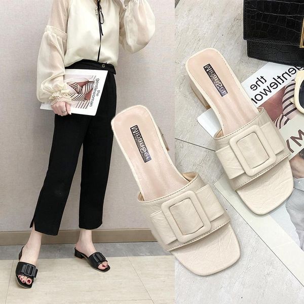 shoes womens slippers outdoor slides pantofle fashion heeled mules med square heel summer 2021 soft luxury high block fabric, Black
shoes womens slippers outdoor slides pantofle fashion heeled mules med square heel summer 2021 soft luxury high block fabric, Black