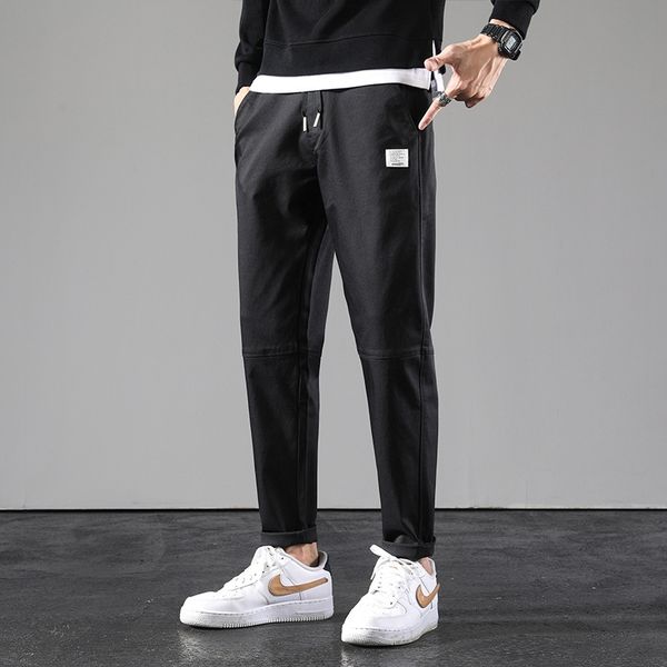 2020 autumn new loose waist casual casual pantsmen's korean fashion lace up elastic waist harem pants men's versatile dad pants m4, Blue
2020 autumn new loose waist casual casual pantsmen's korean fashion lace up elastic waist harem pants men's versatile dad pants m4, Blue