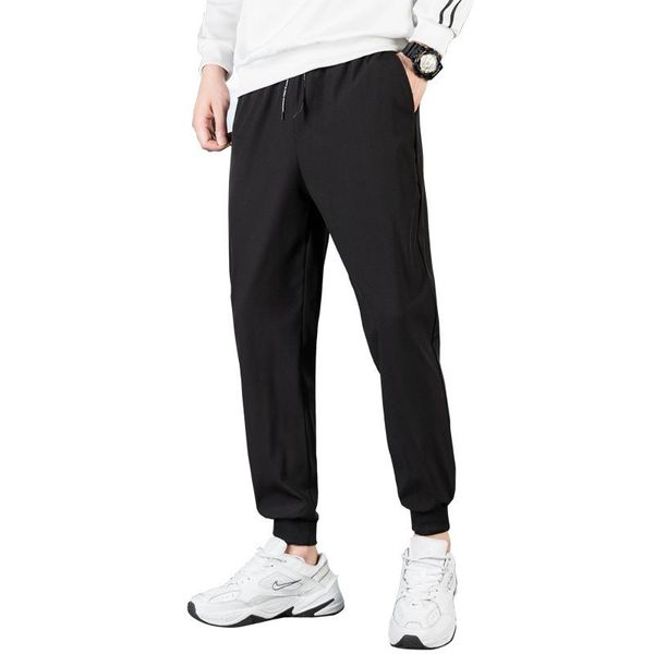 trousers spring and autumn new youth trend casual pants sports pants korean slim casual men, Black
trousers spring and autumn new youth trend casual pants sports pants korean slim casual men, Black
