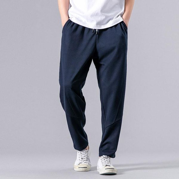 men's pants loose casual trousers spring and autumn sports lace up harem chinese style plus size, Black
men's pants loose casual trousers spring and autumn sports lace up harem chinese style plus size, Black