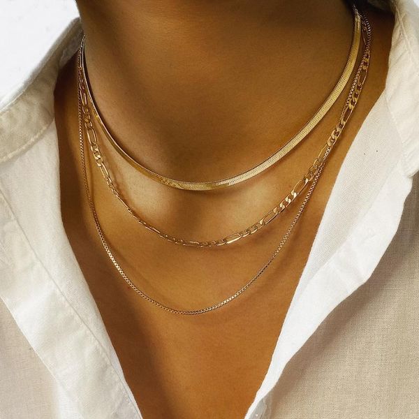 cuban link chain necklace for women miami punk bohemian multilayer snake chain pendant necklaces goth men lovers neck jewelry, Silver
cuban link chain necklace for women miami punk bohemian multilayer snake chain pendant necklaces goth men lovers neck jewelry, Silver