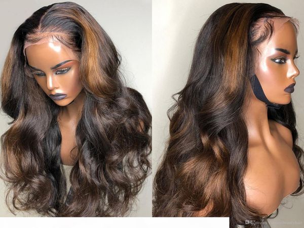 full lace wig body wave brown highlights blonde transparen 13x6 lace front human hair wigs 360 lace frontal wig pre plucked natural hairline, Black
full lace wig body wave brown highlights blonde transparen 13x6 lace front human hair wigs 360 lace frontal wig pre plucked natural hairline, Black