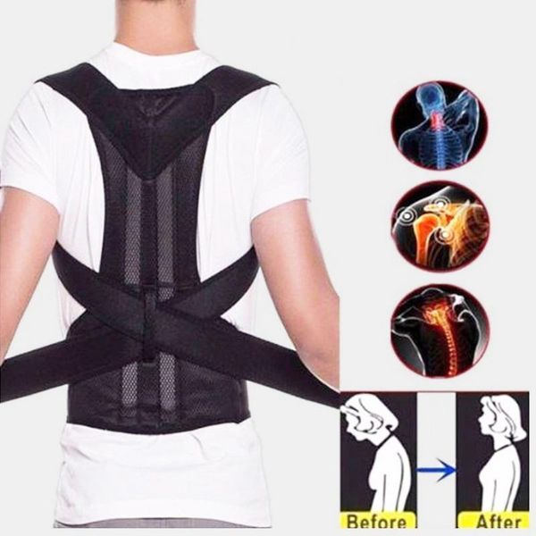 waist support s-5xl back posture corrector adjustable correction belt trainer shoulder lumbar brace spine vest1, Black;gray
waist support s-5xl back posture corrector adjustable correction belt trainer shoulder lumbar brace spine vest1, Black;gray