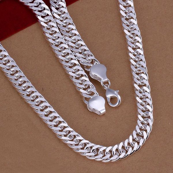 men's 10mm wide silver plated twisted singapore chain necklace 20'' male heavy necklace simple fashion jewelry generous gift
men's 10mm wide silver plated twisted singapore chain necklace 20'' male heavy necklace simple fashion jewelry generous gift