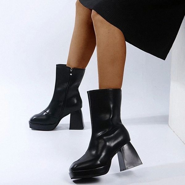 lucyever 2021 fashion patent leather ankle boots for women red high heels platform boots woman plus size waterproof punk shoes #ma4n, Black
lucyever 2021 fashion patent leather ankle boots for women red high heels platform boots woman plus size waterproof punk shoes #ma4n, Black