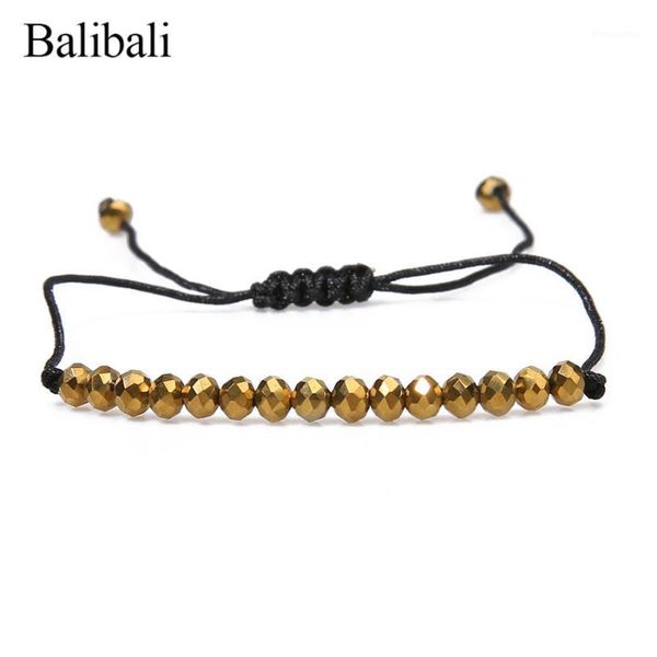 balibali trendy bracelet women lucky stone simple beaded bracelets 4mm beads adjustable bangle bohemia pulseira masculina1, Golden;silver
balibali trendy bracelet women lucky stone simple beaded bracelets 4mm beads adjustable bangle bohemia pulseira masculina1, Golden;silver