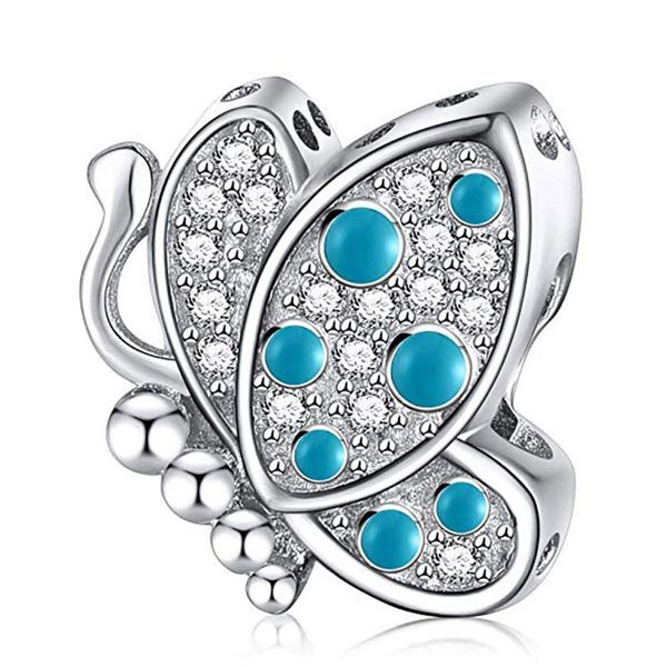 popular sterling silver s925 butterfly zircon diy charms beads accessories crystal loose beads bracelet wholesale, Black
popular sterling silver s925 butterfly zircon diy charms beads accessories crystal loose beads bracelet wholesale, Black