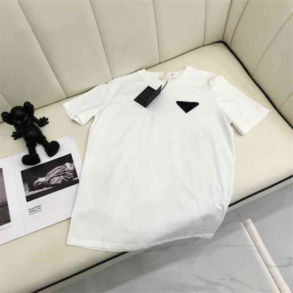 family t-shirt female 2022 spring and summer new heavy industry nail river delta simple fashion pure cotton short sleeve top, White
family t-shirt female 2022 spring and summer new heavy industry nail river delta simple fashion pure cotton short sleeve top, White
