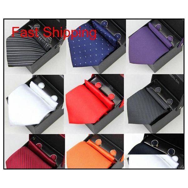 fashion luxury men 8cm 100% silk neck tie bar clasp handkerchief cufflinks gift pack set qylnjj new_dhbest, Black;blue
fashion luxury men 8cm 100% silk neck tie bar clasp handkerchief cufflinks gift pack set qylnjj new_dhbest, Black;blue