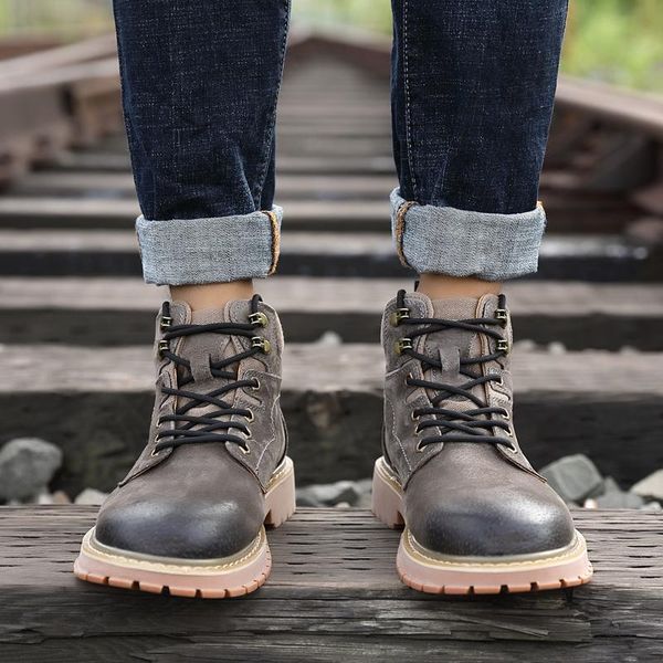 boots causal shoe sneaker mens fashion sneakers casual sports outdoor on slip loafers leisure leather male flat, Black
boots causal shoe sneaker mens fashion sneakers casual sports outdoor on slip loafers leisure leather male flat, Black