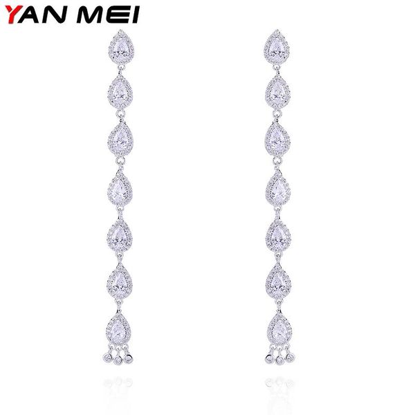 dangle & chandelier crystal water earring for women oval elegant simple temperament long earrings party brincos monaco style jewelry yme7460, Silver
dangle & chandelier crystal water earring for women oval elegant simple temperament long earrings party brincos monaco style jewelry yme7460, Silver