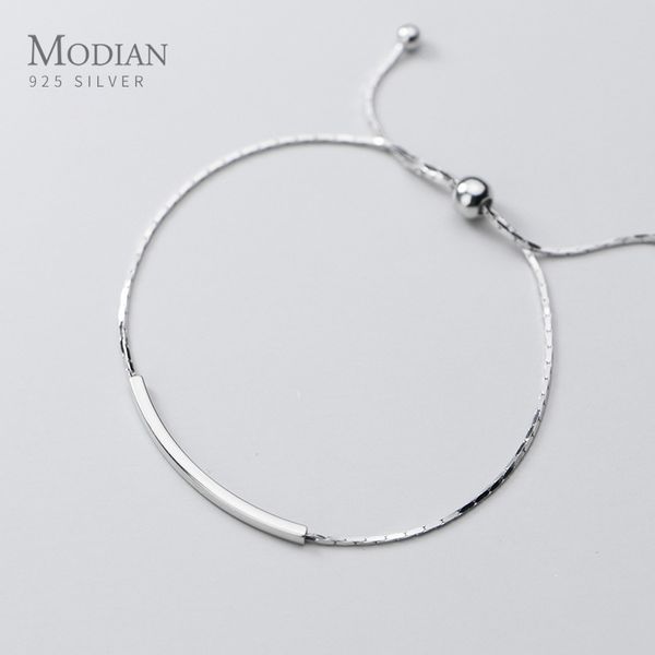 modian trendy authentic sterling silver 925 geometric bending stick bracelet for women adjustable tennis bracelet fine jewelry 1028, Black
modian trendy authentic sterling silver 925 geometric bending stick bracelet for women adjustable tennis bracelet fine jewelry 1028, Black