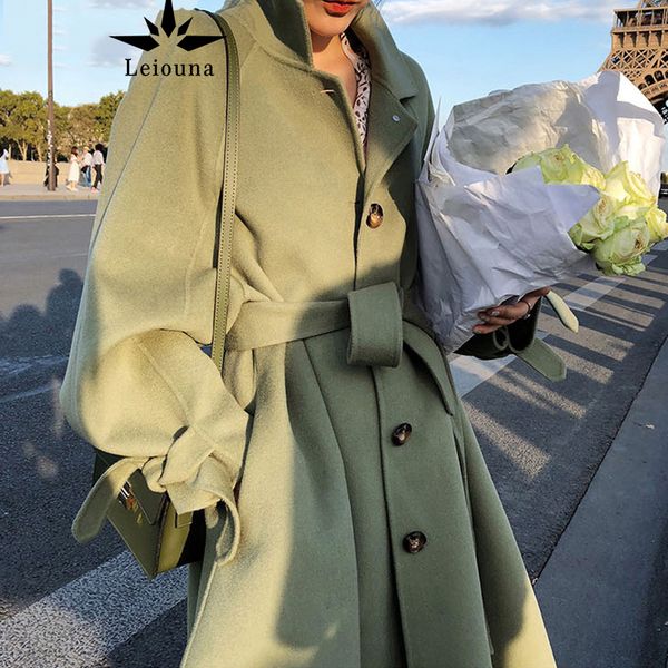 leiouna casual x-long full thick 2020 fashion female woolen belt pocket belted blend coats winter women long coatx1020, Black
leiouna casual x-long full thick 2020 fashion female woolen belt pocket belted blend coats winter women long coatx1020, Black