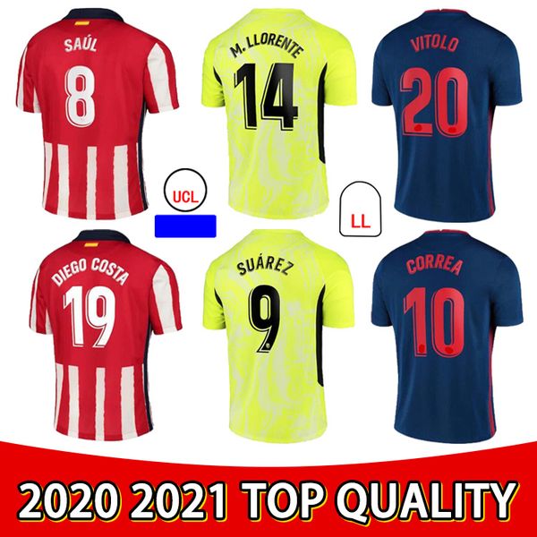 2020 new soccer jersey joao felix morata saul felipe h.herrera koke j.m. gimenez 2021 kids kit home away high-quality football shirt, Black;yellow
2020 new soccer jersey joao felix morata saul felipe h.herrera koke j.m. gimenez 2021 kids kit home away high-quality football shirt, Black;yellow