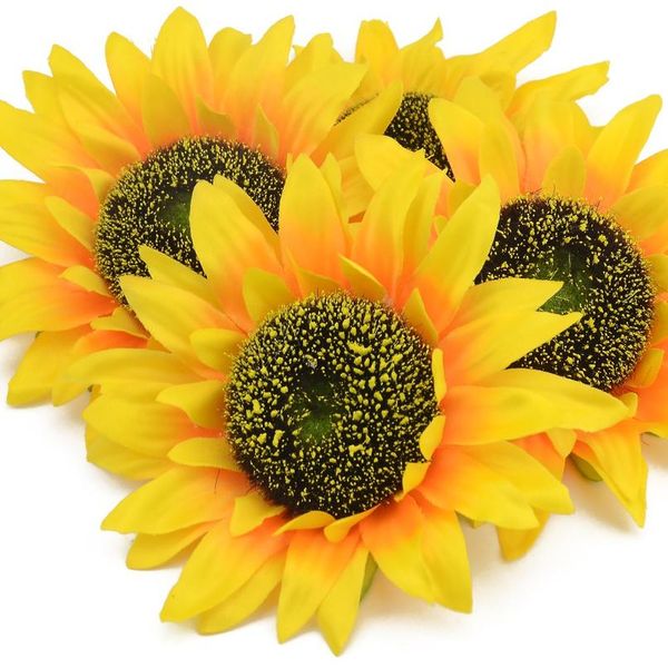 10pcs 14cm large sunflower head artificial silk flowers for diy scrapbooking wreath home wedding decoration fak bbyrby
10pcs 14cm large sunflower head artificial silk flowers for diy scrapbooking wreath home wedding decoration fak bbyrby