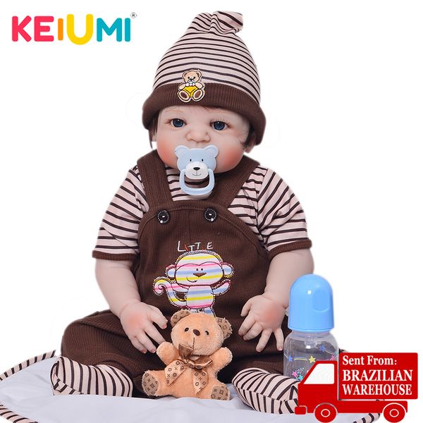 keiumi 23 inch cute reborn boneca boy handmade silicone reborn baby doll full body vinyl babies toy for kid's birthday gifts 1011
keiumi 23 inch cute reborn boneca boy handmade silicone reborn baby doll full body vinyl babies toy for kid's birthday gifts 1011