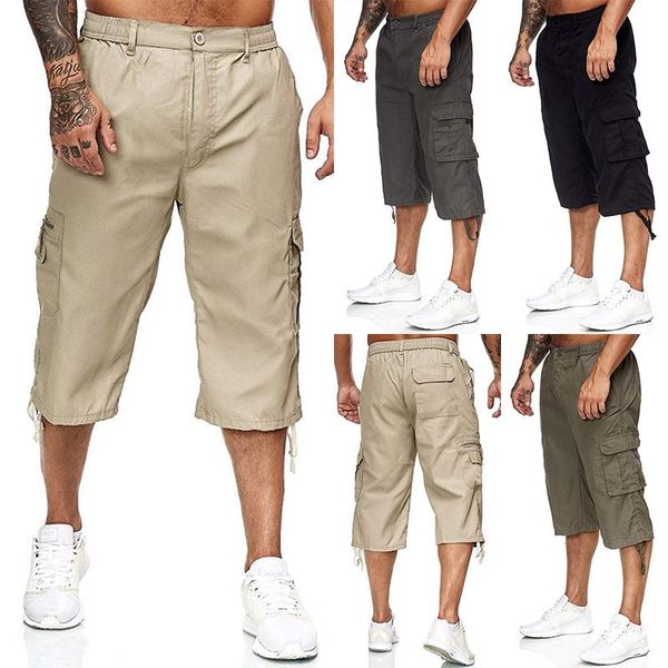 men's pants 2021 summer mens loose cropped male quick dry casual streetwear short trousers man outwear cargo joggers, Black
men's pants 2021 summer mens loose cropped male quick dry casual streetwear short trousers man outwear cargo joggers, Black