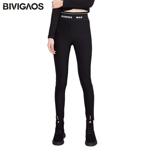 bivigaos women autumn new high waist letters black leggings skinny slim elastic pencil pants sport legging magic pants lj200820
bivigaos women autumn new high waist letters black leggings skinny slim elastic pencil pants sport legging magic pants lj200820