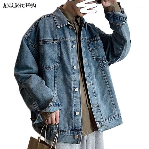 men retro oversize denim jacket turn down collar japan style loose jean jackets garment washed vintage mens denim coat1, Black;brown
men retro oversize denim jacket turn down collar japan style loose jean jackets garment washed vintage mens denim coat1, Black;brown