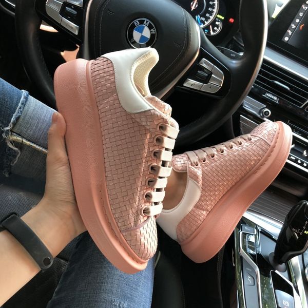 woven muffin full leather small white shoes women's thick soled lovers' leather casual shoes layer single leather shoes, Black
woven muffin full leather small white shoes women's thick soled lovers' leather casual shoes layer single leather shoes, Black
