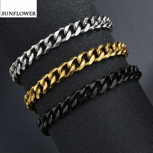 hip hop hiphop stainless steel fashion six side grinding cuban cuba cuba chain bracelet cuban chain selling simple titanium steel bracel, Golden;silver
hip hop hiphop stainless steel fashion six side grinding cuban cuba cuba chain bracelet cuban chain selling simple titanium steel bracel, Golden;silver